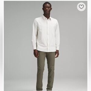 LULULEMON Mens Army Green Pants Fully Length Size 33